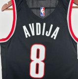 Trail Blazerst AVDIJA #8 Black 1:1 Quality NBA Jersey 2023