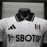 Fulham Home White Player 1:1 Quality Soccer Jersey 24/25