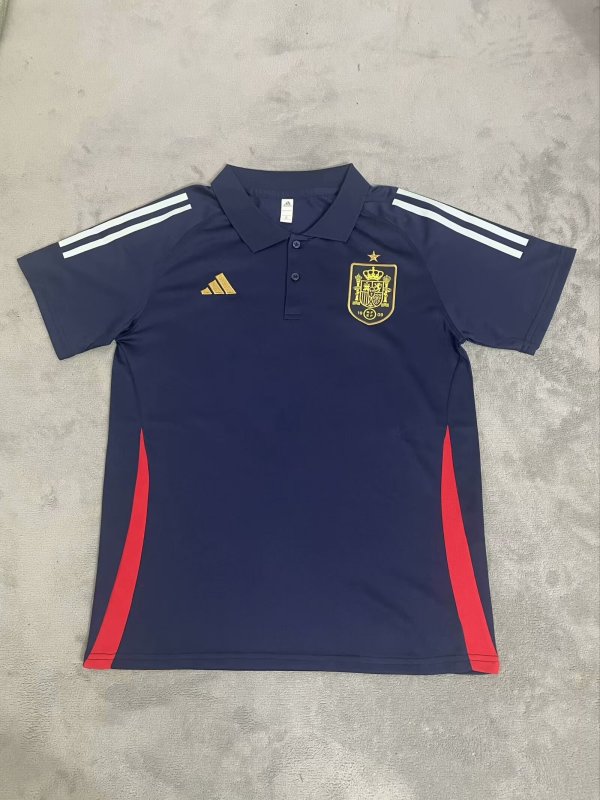 Spain Polo shirt Fans 1:1 Quality Soccer Jersey 2024