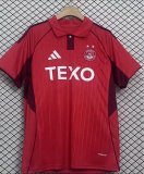 Aberdeen Home  Red Fans 1:1 Quality Soccer Jersey 25/26