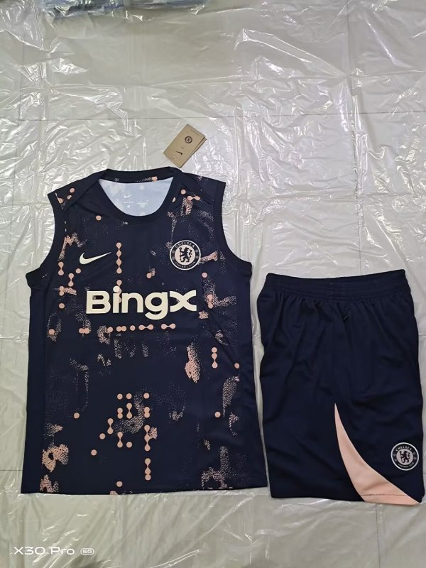 25/26 Chelsea Black 1:1 Quality Training Vest（A-Set）
