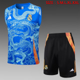Real Madrid  Blue 1:1 Quality Training Vest（A-Set）24/25
