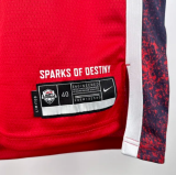 Team USA LEONARD #8 Red 1:1 Quality NBA Jerseys 2024