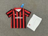 AC Milan Home Kids Retro 1:1 Quality Soccer Jersey 1990/1997