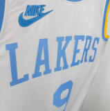 2025 Lakers JAMES JR. #9 White Retro1:1 Quality NBA Jersey热压