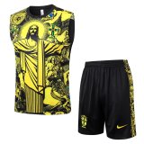 24/25 Brazil Yellow 1:1 Quality Training Vest （A-Set）
