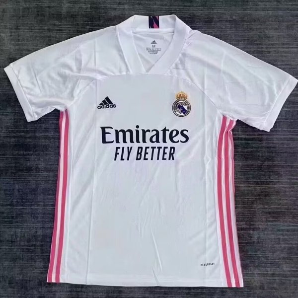 Real Madrid Home Retro Fans 1:1 Quality Soccer Jersey 20/21
