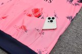 Paris Hooded long sleeved Pink 1:1 Training suit 24/25