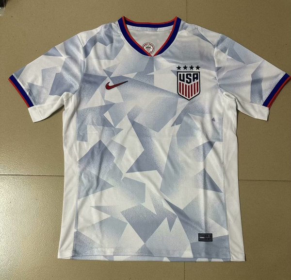 USA Home Fans 1:1 Quality Soccer Jersey 25/26(带四星)