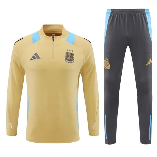 Argentina Training Golden 1:1 Quality Training Jersey 24/25