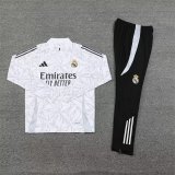 Real Madrid Printed White 1:1 Quality Training Jersey 24/25
