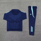 24/25 Arsenal Hooded Long Sleeved Blue 1:1 Training suit