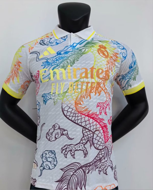 Real Madrid Special Edition White Player 1:1 Quality Soccer Jersey 25/26