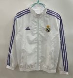 Real Madrid White Double Sided  Windbreaker 25/26