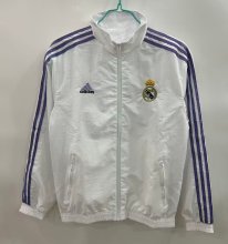Real Madrid White Double Sided  Windbreaker 25/26