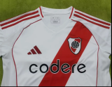 24/25 River Plate Home Fans 1:1 Quality Soccer Jersey