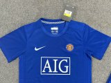 2008/2009 Manchester United Away Kids Kits Retro 1:1  Quality Soccer Jersey