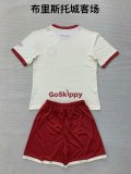 Bristol City Away Kids Kits 1:1 Quality Soccer Jersey 24/25