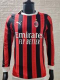 AC Milan Home  Long sleeve Player1:1 Quality Soccer Jersey 24/25