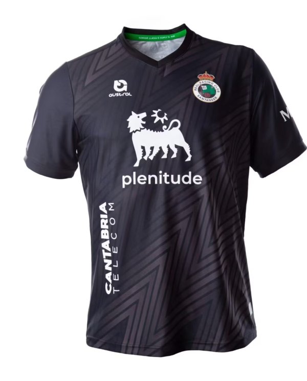24/25  Racing de Santander Four Black Goalkeeper Fans 1:1 Quality Soccer Jersey