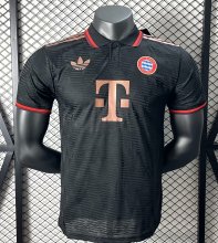 Bayern Munich Third Black Player 1:1  Quality Soccer Jersey 24/25