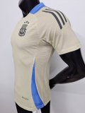 24/25  Argentina  Earthy  Yellow  Player 1:1 Quality Soccer Jersey