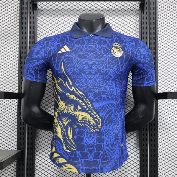 Real Madrid  Special  Edition  Blue  Player 1:1 Quality Soccer Jersey 24/25