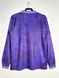 Fiorentina Home Blue Long Sleeve Fans Retro 1:1 Quality Soccer Jersey 1992/1993