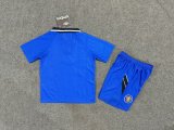 Manchester United Away Blue Kids 1:1  Retro  Quality Soccer Jersey 1996/1998