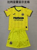 Villarreal Home Kids Kits 1:1 Quality Soccer Jersey 24/25