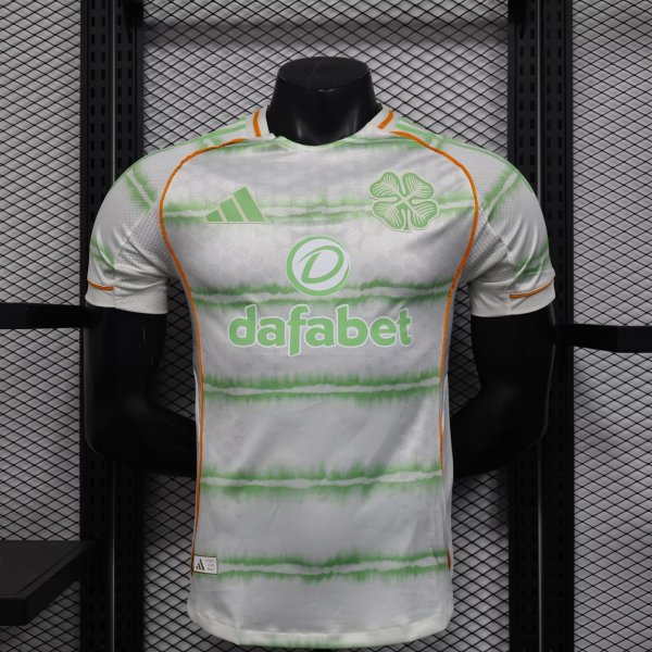 Celtic Away Player 1:1 Quality Soccer Jersey 25/26