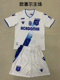 Auxerre Home Kids Kits 1:1 Quality Soccer Jersey 24/25