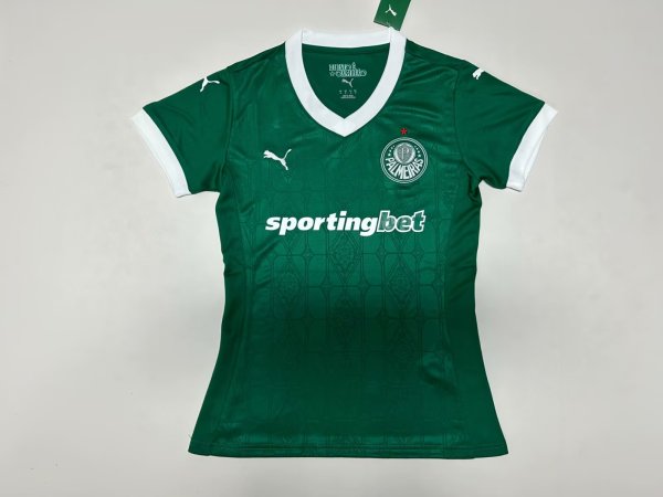 Palmeiras Home Woman's Fans 1:1 Quality Soccer Jersey 25/26