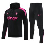 Chelsea Hooded Long Sleeved Black 1:1 Training suit 24/25