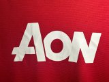 Manchester United Home Long Sleeve 1:1 Retro Quality Soccer Jersey 2013/2014