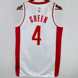 24/25 Rockets GREEN #4 White Hot Pressed    1:1 Quality NBA Jersey