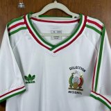Mexico  White Fans Retro 1:1 Quality Soccer Jersey 1985