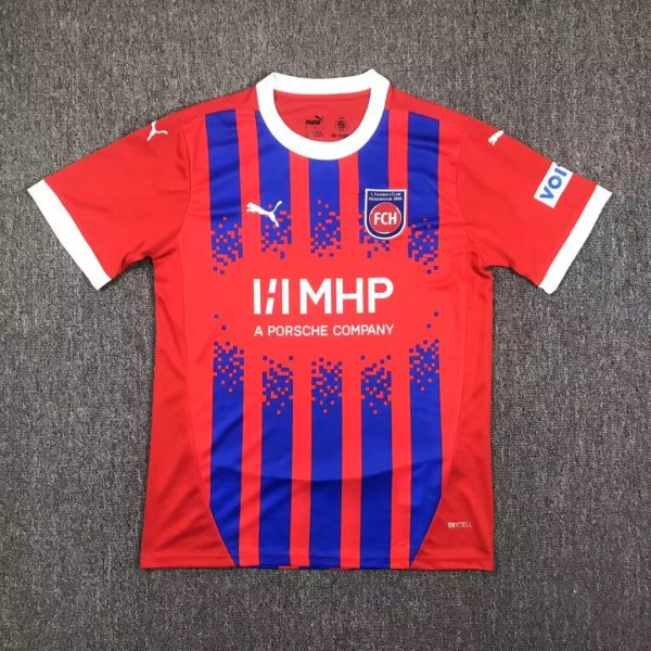Heidenheim Home Fans 1:1 Quality Soccer Jersey 24/25