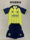 West Bromwich Albion  Away Kids  Kits 1:1 Quality Soccer Jersey 24/25