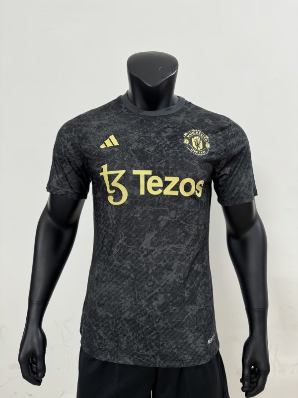 Manchester United Special Edition Black Grey Player 1:1 Quality Soccer Jersey 23/24