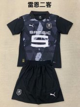 24/25 Stade Rennais Third Kids Kits 1:1 Quality Soccer Jersey