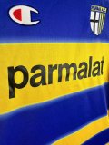 Parma  Long sleeves Yellow  Retro 1:1 Quality Soccer Jersey 1999/2000