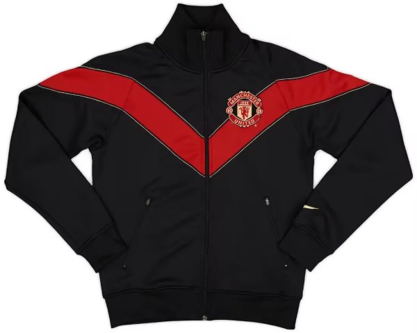Manchester United Black Windbreaker 25/26