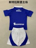 RC Strasbourg Alsace Home Kids Kits 1:1 Quality Soccer Jersey 24/25