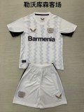 Leverkusen Away Kids 1:1 Quality Soccer Jersey 24/25