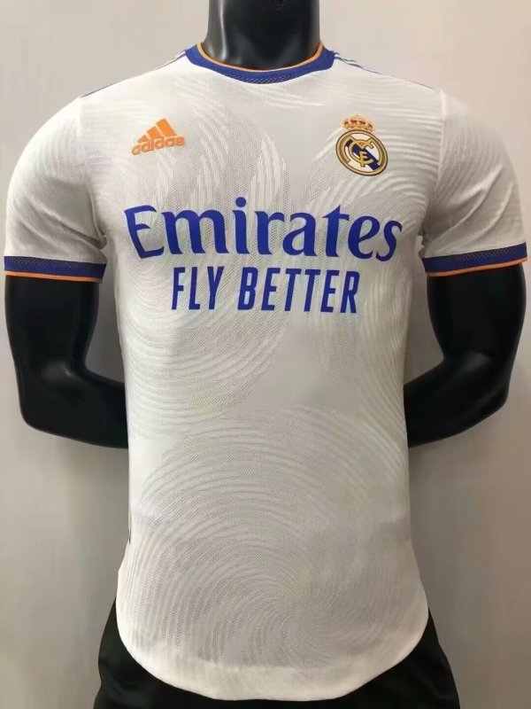 Real Madrid Home Player Retro 1:1 Quality Soccer Jersey 2021/2022