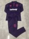 West Ham United Training Suit Purple 1:1 Quality Training 24/25
