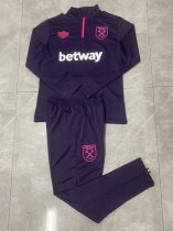 West Ham United Training Suit Purple 1:1 Quality Training 24/25 West Ham United Training Suit Purple 1:1 Quality Training 24/25
