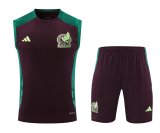 Mexico  Wine Red And Green  1:1 Quality Training Vest（A-Set）24/25