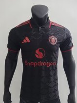 Manchester United Black Special Edition Player 1:1 Quality Soccer Jersey 24/25 Manchester United Black Special Edition Player 1:1 Quality Soccer Jersey 24/25